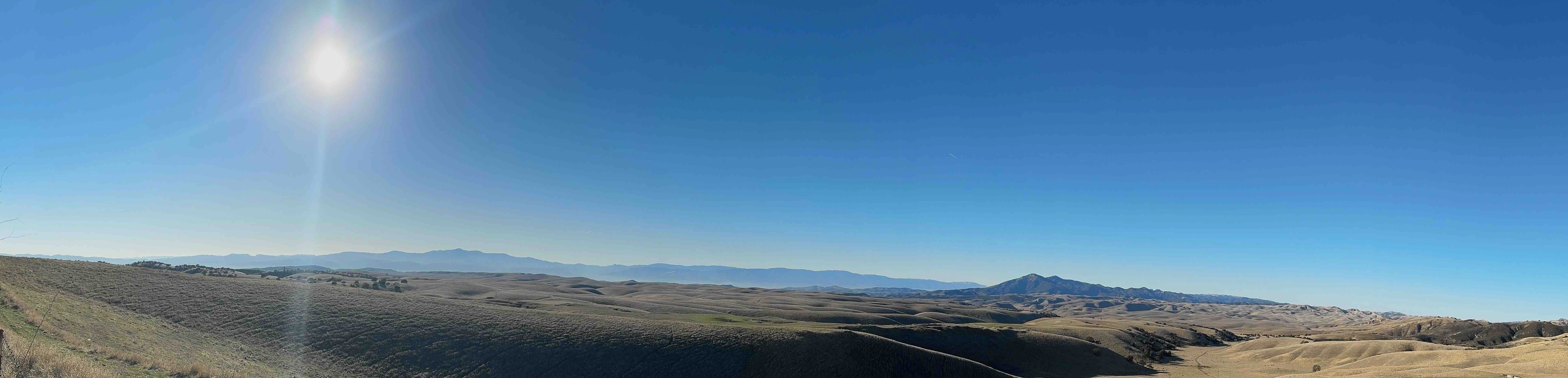 Panoramic view over King City, CA